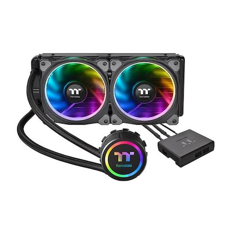 Thermaltake Floe Riing RGB 240 TT Premium Edition 2x 120mm CPU Liquid Cooler for CL-W157-PL12SW-A